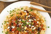 Zesty Mediterranean Chicken with Cauliflower Rice