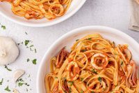 Handcrafted Marinara Calamari Pasta