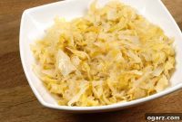 Tender Cabbage with Golden Butter