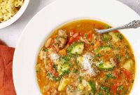 Savory Sausage Minestrone Bowl