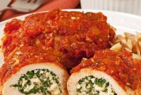 Greek-Inspired Feta and Spinach Stuffed Chicken