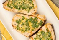 Bright Grilled Swordfish with Lemon-Basil Butter