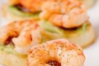 Avocado Shrimp Crostini