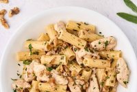 Nutty Brown Butter Chicken Pasta