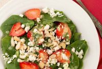 Vibrant Spinach Strawberry Salad