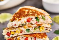 Ultimate Chicken and Cheese Quesadillas