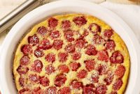 Luscious Raspberry Clafoutis