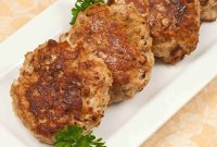 Homestyle Turkey Meatloaf Patties