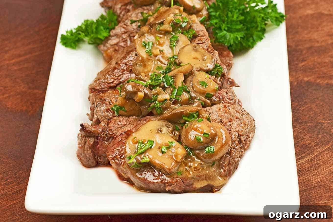 Classic Flambéed Steak Diane 6 Classic Flambéed Steak Diane