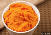 Tangy Mustard Lemon Creamed Sweet Potatoes