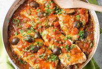 Zesty Fish Puttanesca