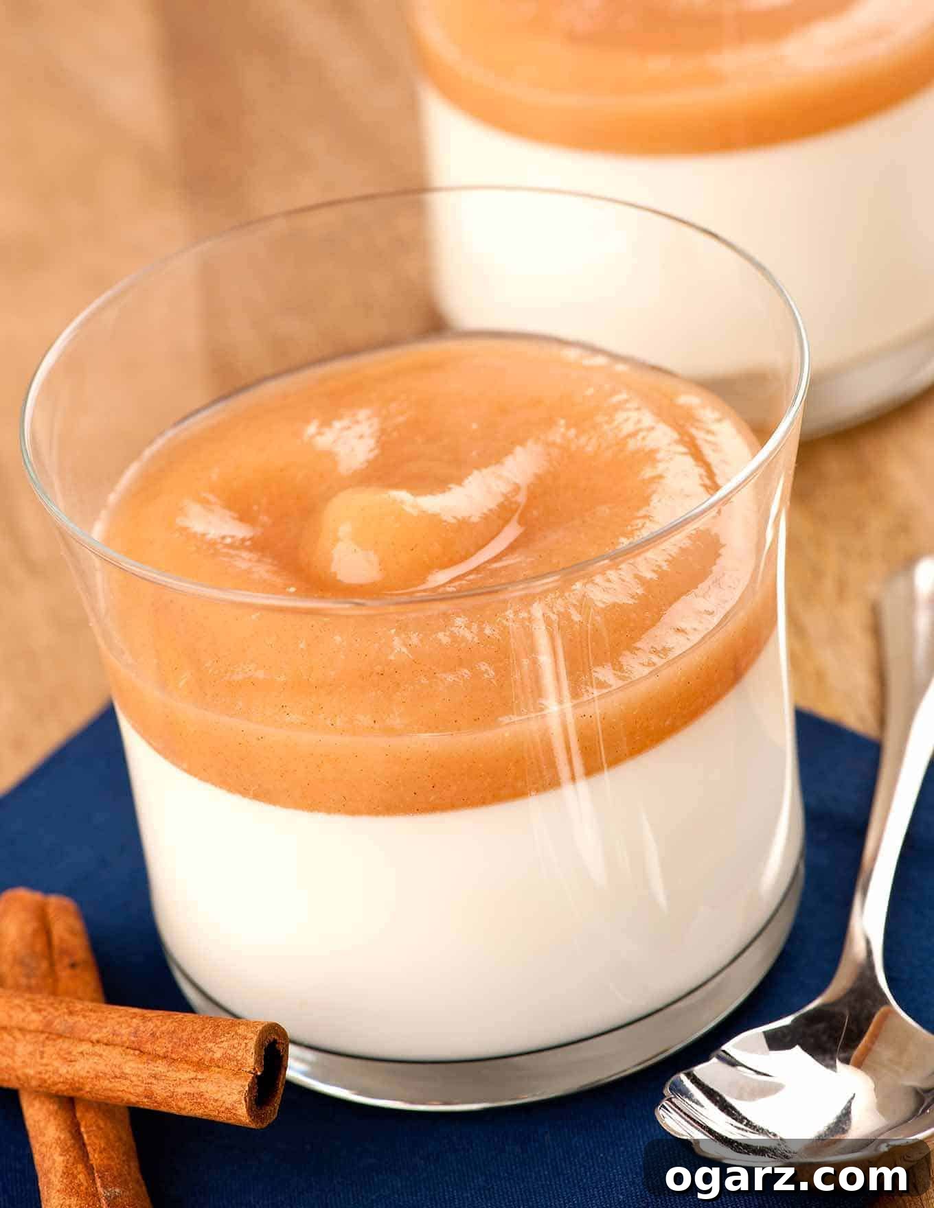 Aromatic Spiced Pear Panna Cotta