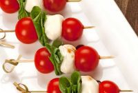 Tricolor Salad Skewers