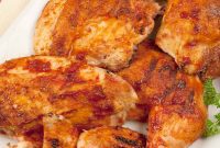 Slow Grilled Succulent Barbecue Chicken