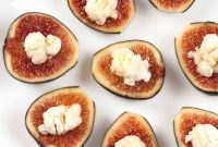 Sweet Fig and Tangy Goat Cheese Bites