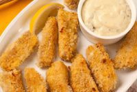 Crispy Baked Fish Fingers