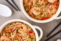 Fiery Shrimp Ramen Bowl