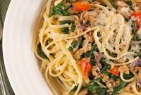 Hearty Sausage and Spinach Pasta