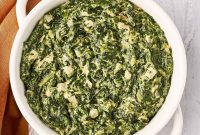 Velvety Creamed Spinach