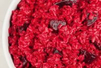Velvety Roasted Beet Risotto