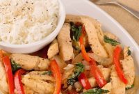 Aromatic Thai Basil Chicken