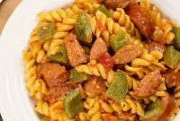 Smoky Sausage and Pepper Creamy Indulgence