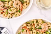 Fresh Spring Shrimp Pasta