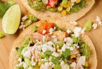 Zesty Roasted Chicken Tostadas