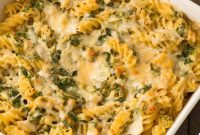 Cheesy Garlic Parmesan Pasta Bake