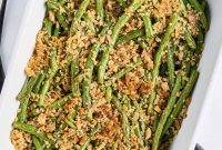 Crispy Roasted Green Beans with Toasted Walnuts