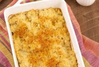 Cheesy Cauliflower Rice Gratin