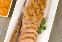 Smoky Grilled Pork with Tangy Peach Glaze