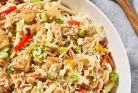Vibrant Asian Peanut Noodle Salad