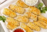 Baked Ginger-Soy Fish Sticks