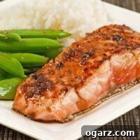 Close-up of Pan-Seared Salmon Fillets with Garlic-Soy Pan Sauce