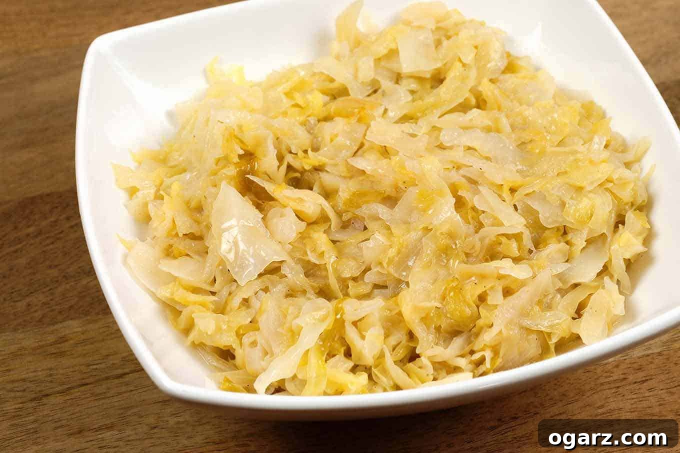 Tender Cabbage with Golden Butter 2 Delicious Butter-Braised Cabbage ready to be served