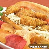 Pan-Fried Oyster Po'Boys with Garlic-Onion Slaw