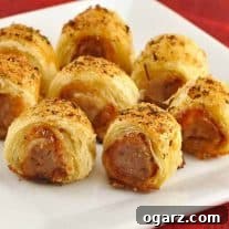 Pastry-Wrapped Sausage Bites