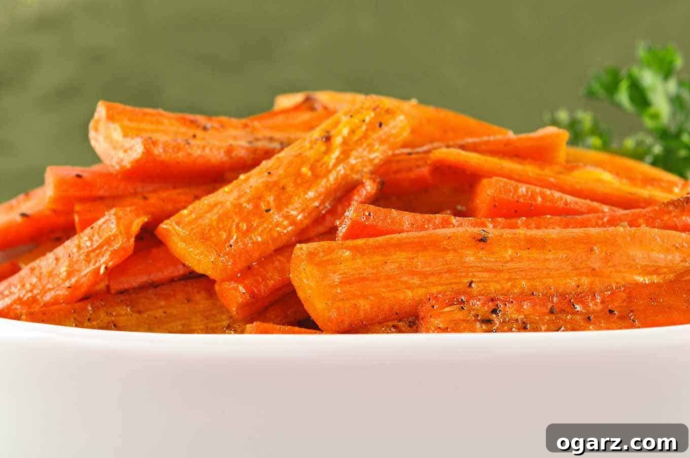 Caramelized Five-Spice Carrots 2 Roasted Five-Spice Carrots, a flavorful and aromatic vegetable side dish