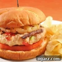 Sweet and Sour Chicken Burgers