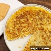 Giant Straw Potato Galette