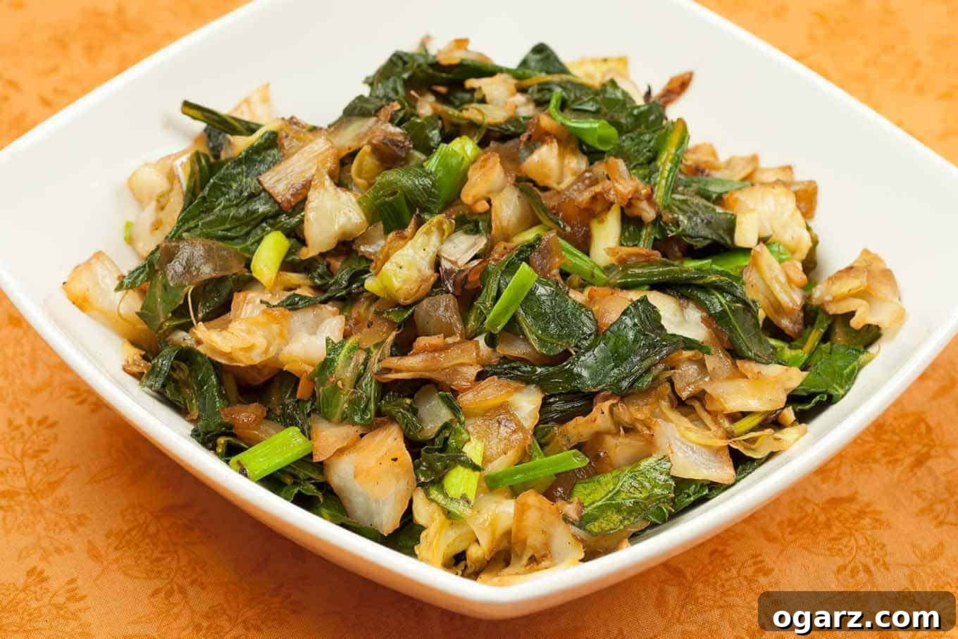 Hearty Cabbage and Kale Saute 2 Delightful Sautéed Cabbage and Kale: A Healthy and Flavorful Side Dish