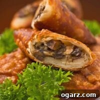 Mushroom and Goat Cheese Pastry Bites