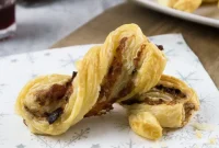 Golden Bacon and Cheese Pastry Swirls