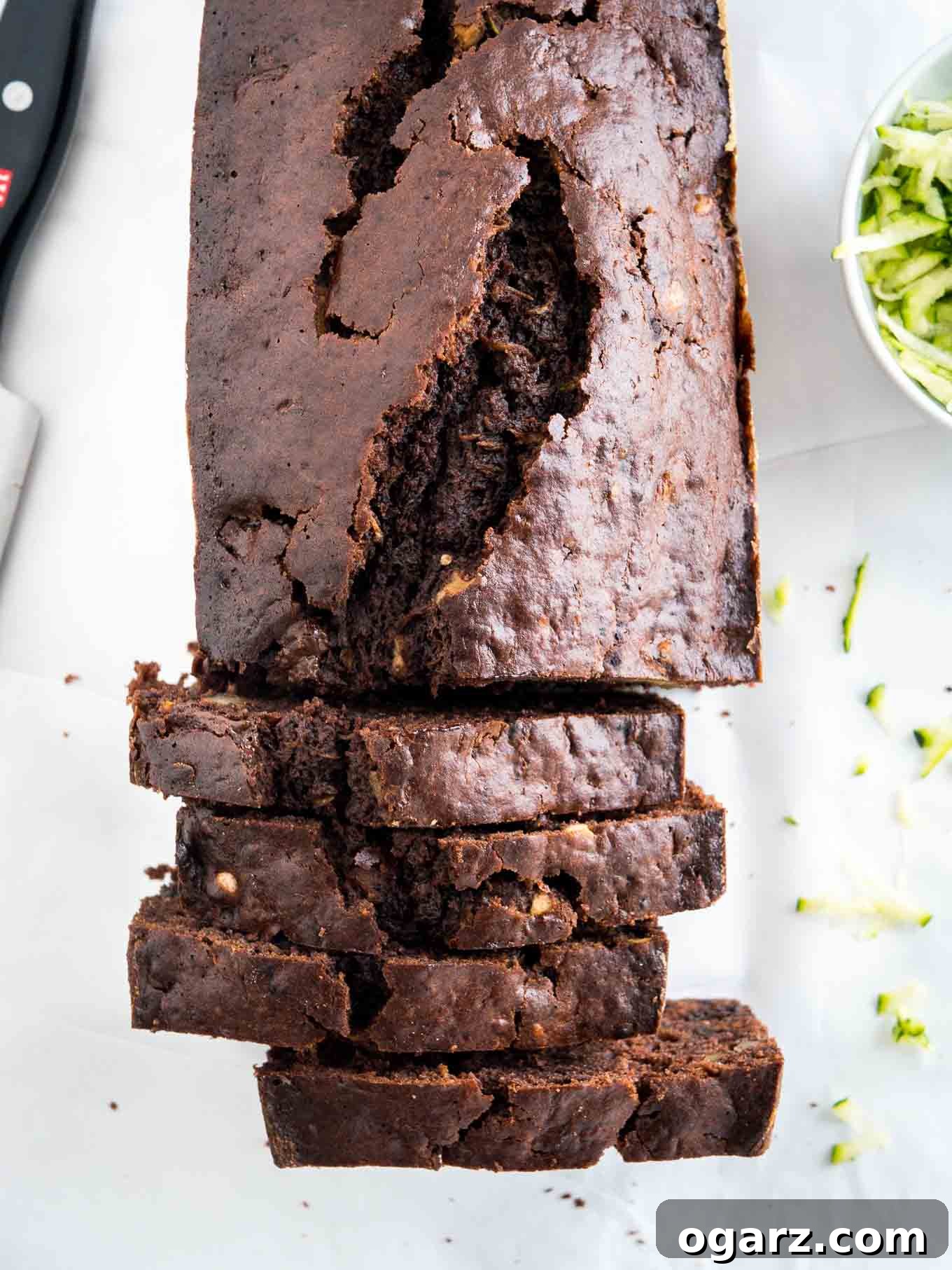Decadent Chocolate Zucchini Bread