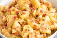 Hearty German Potato Salad with Crispy Bacon