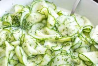 Refreshing German Cucumber Salad