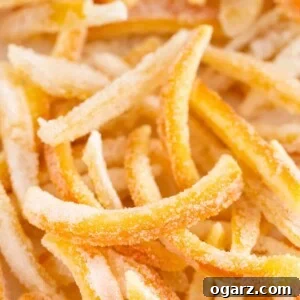 Golden Orange Gems 8 Candied orange peel.