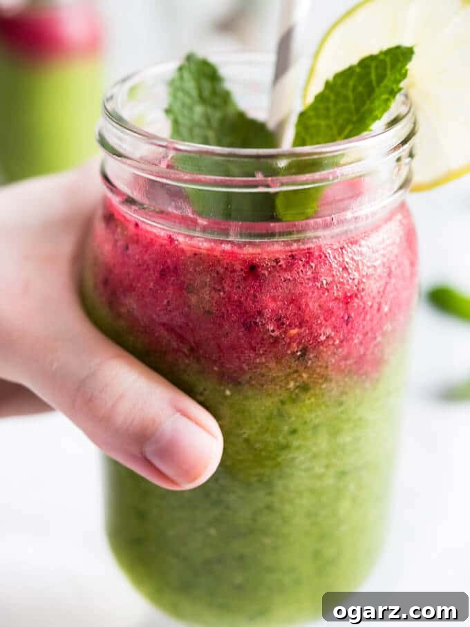 Paradise Coconut Water Smoothie 6 A final close-up shot of the Coconut Water Smoothie in a glass, ready to be served, highlighting its freshness and vibrant color.