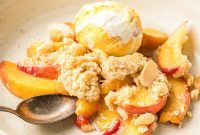 Golden Air Fryer Peach Delight